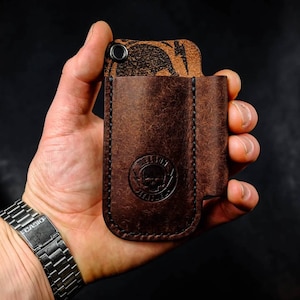 Organizzatore tascabile EDC, Mini tasca portaoggetti, organizer in pelle, organizer EDC, tasca portaoggetti in pelle, marsupio esercito svizzero, marsupio tascabile EDC