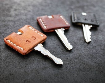 Personalised Leather Key Cover, Leather Key Cap, Key Covers for House Keys, Key Cover, Personalized Key Cap, Leather Key Cover, Leather Gift