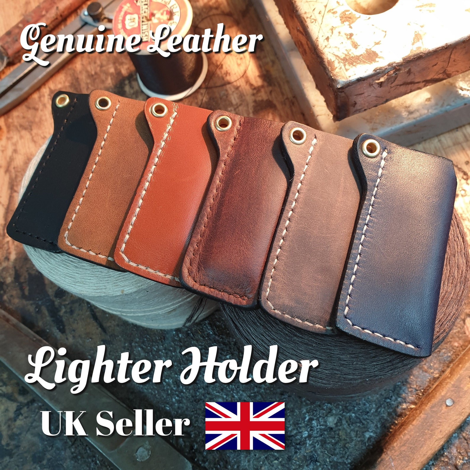 Leather Lighter Holder Leather Clipper Case Leather Pouch Etsy