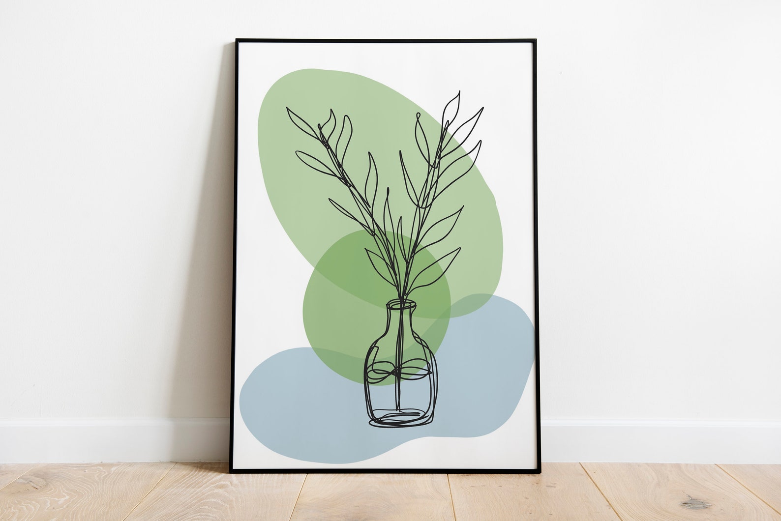 Abstract Vase Wall Art Home Decor Etsy