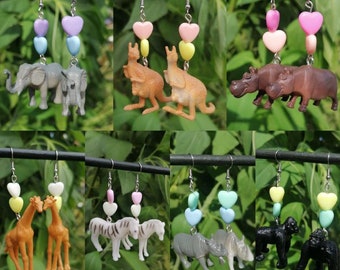 Animal earrings