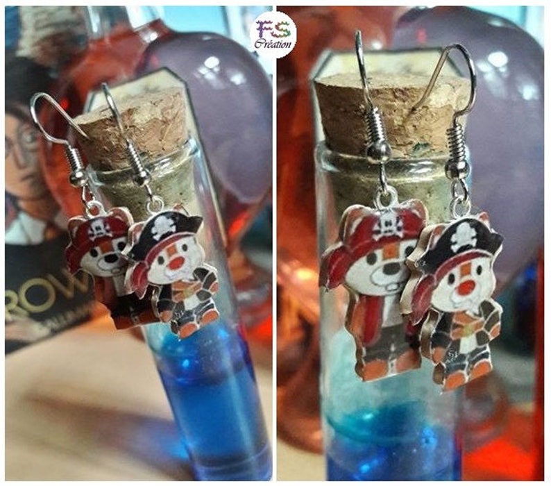 Tick and Tac Pirate Earrings
