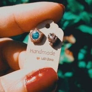 Chocogarnouille earrings
