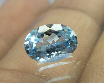 Unheated /& Untreated Aquamarine Faceted Aquamarine 3.3 Ct AAA Top Natural AQUAMARINE Pear Cut Good Luster ! Loose Aquamarine Gemstone