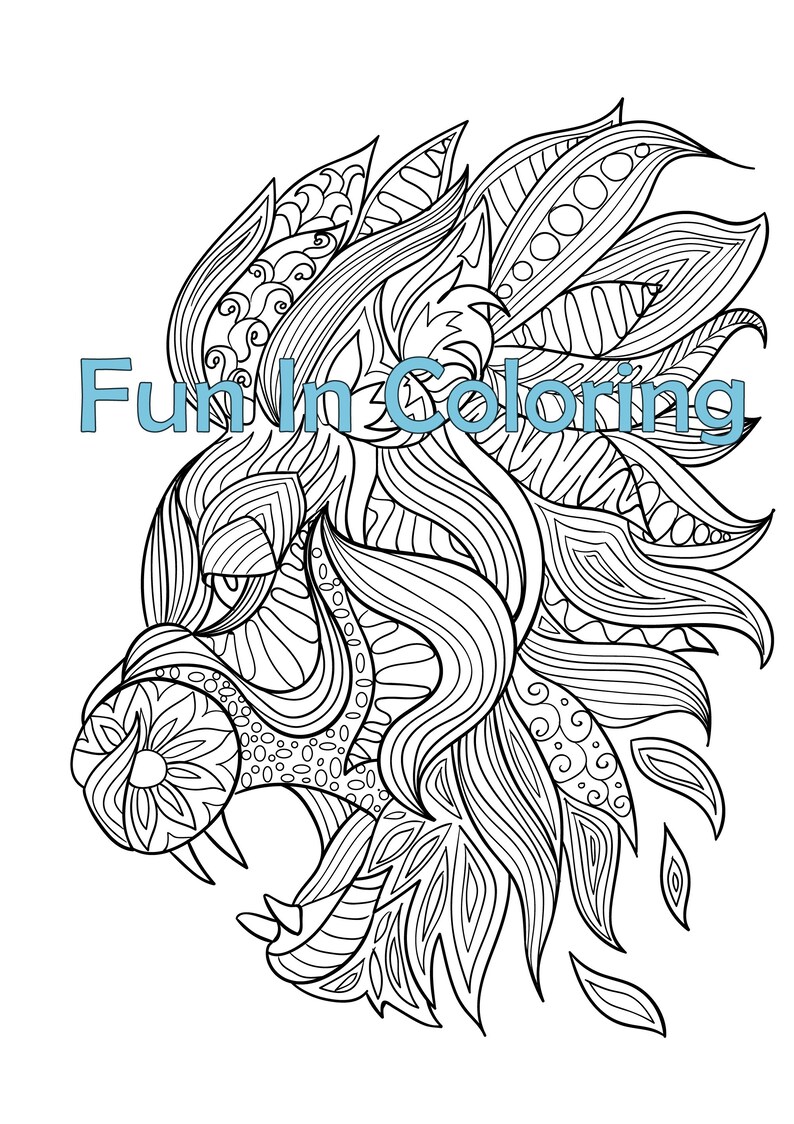 10 Enchanting Zentangle Animal Coloring Pages: Unleash Your Inner Artist