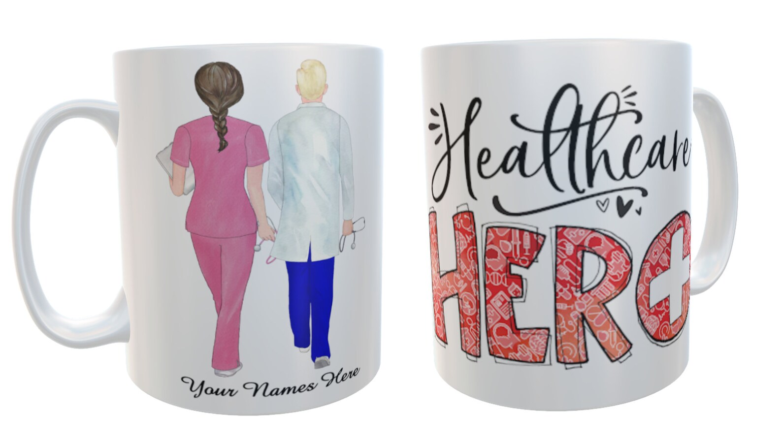 Nurse Ceramic Mug Mug for Nurse Healthcare Hero Medical Etsy