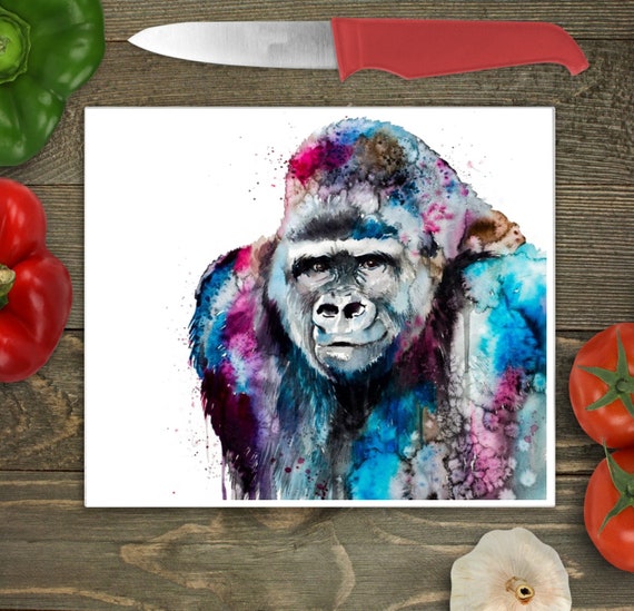 Gorilla Glass Chopping Board, Gorilla Glass Chopping Board, Worktop  Protector, Gorilla Cutting Board, Gorilla Kitchen Board, Gorilla Gift