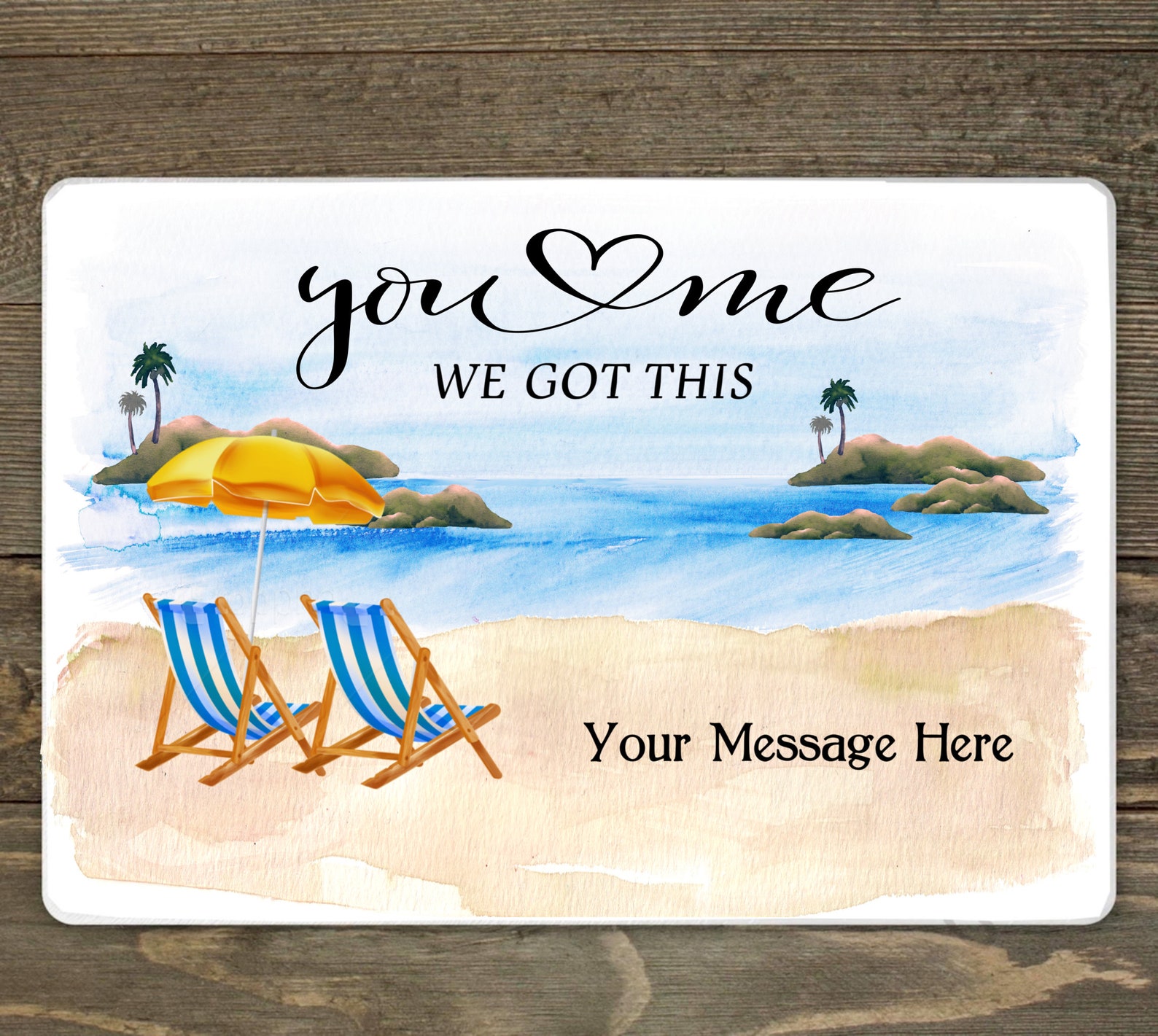 You & Me Printed Custom Hardboard Placemat Glass Personalised Etsy UK