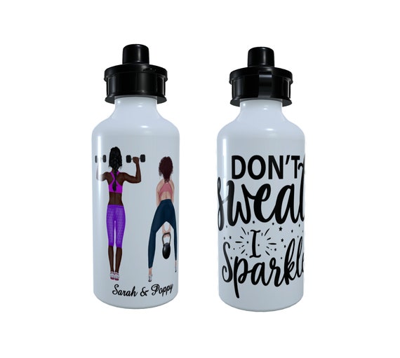 Gym Best Friends Water Bottle Gift for Friend Work Out Buddy 