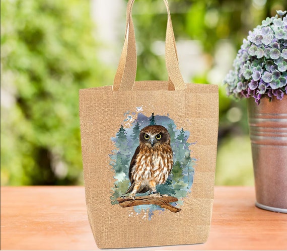 Owl shop beach bag