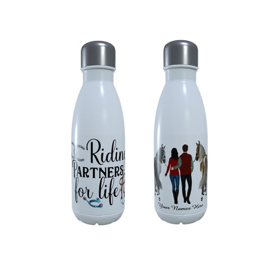 Horse Water Bottle, Personalised Thermos Bottle, Design Your Own Horse  Water Bottle, Custom Horse Thermal Thermal, Friends Water Bottle 