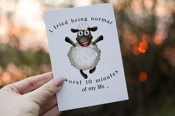Mug humour Animal - Mouton - La vie ne tient