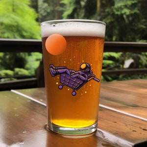 Space Cart Pint Glas
