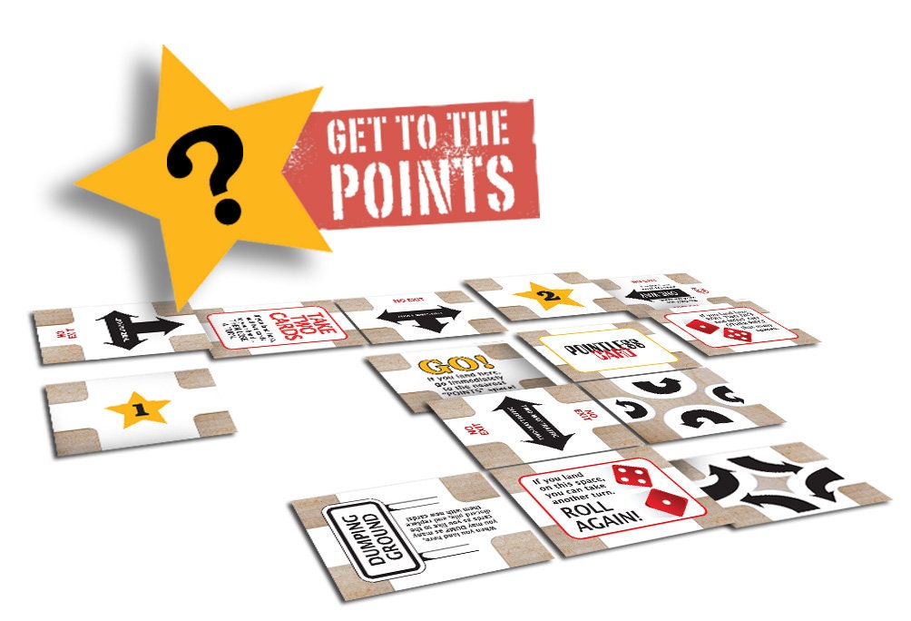 Cardboard a Table-top Game for 2 to 6 Players of Almost Any Age - Etsy
