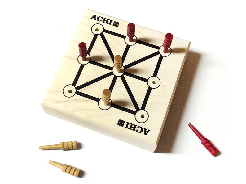 Achi a Historic Strategy Peg Game for 2 Players. - Etsy