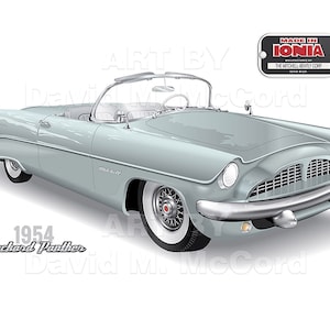 1954 Packard Panther Concept Illustration 7x5