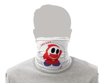 Masked Shy Guy Neck Gaiter, Mask, Scarf, Nintendo, Super Mario