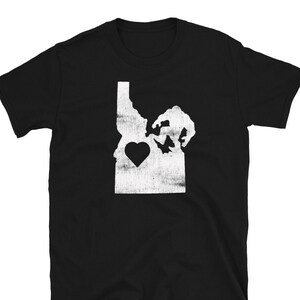 Idaho Shirt, Idaho Map, Idaho T Shirt Women, Idaho T Shirt Men, Idaho Tee, Idaho Bigfoot Shirt, Bigfoot Idaho T-shirt