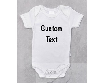 Custom Text Onesie, Custom Onesies, Baby Onesie, Onesies, Personalized Onesie, Baby Shower Gift, Custom Infant Shirts.