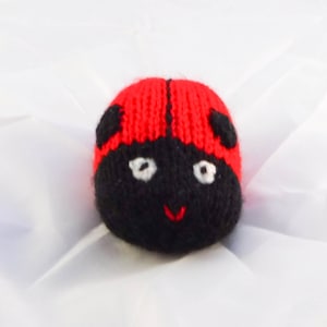 Knitted Ladybird Toy