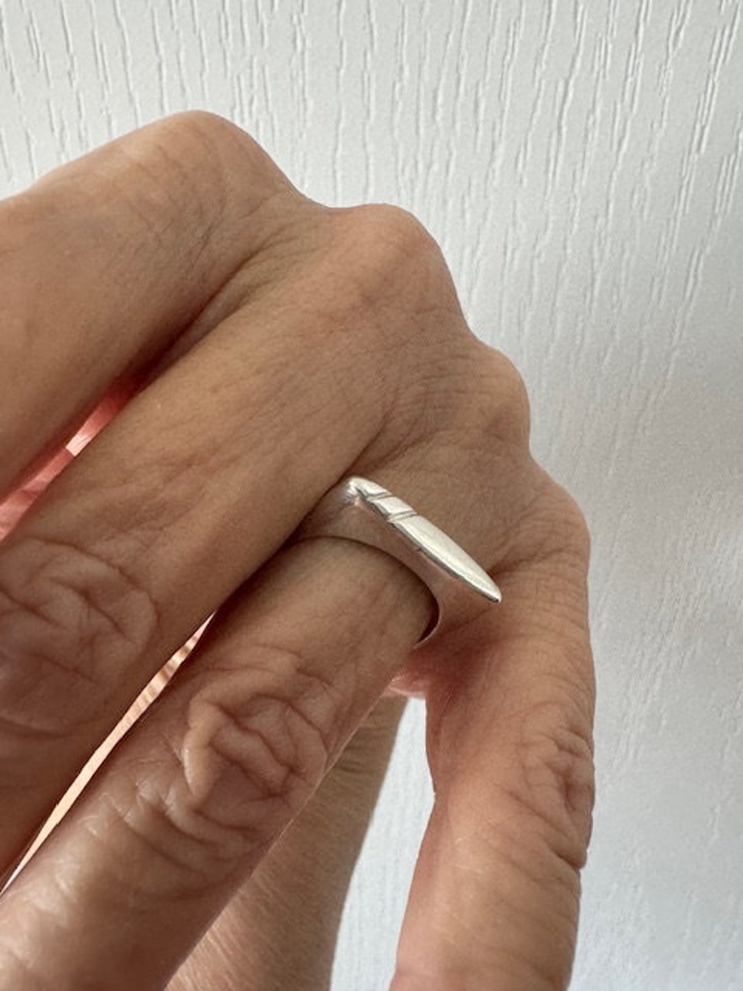 Stylish Vintage 1970 Sterling 925 Ring - Size 6 1/4 US - Etsy