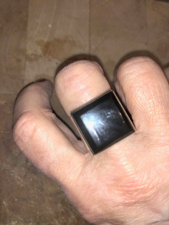 Unisex Vintage Modernist ring (circa 1940-1960)