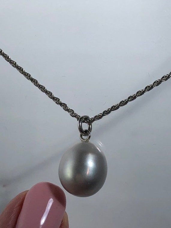 Magnificent Vintage Baroque Pearl on a Delicate S… - image 3