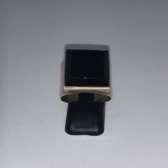 Unisex Vintage Modernist ring (circa 1940-1960) - image 6