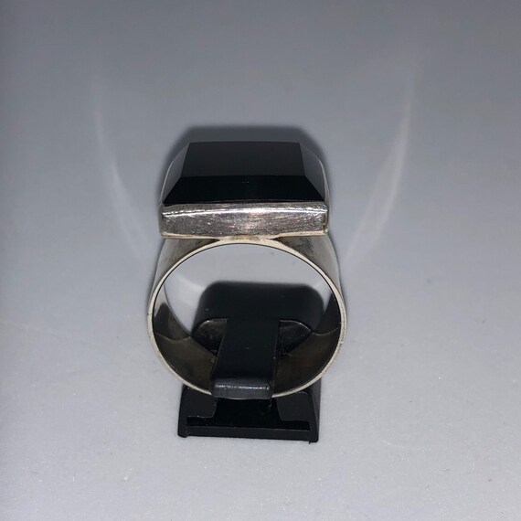 Unisex Vintage Modernist ring (circa 1940-1960) - image 8