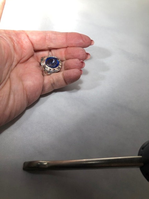 Breathtaking Authentic ART DECO RING - Sterling s… - image 4