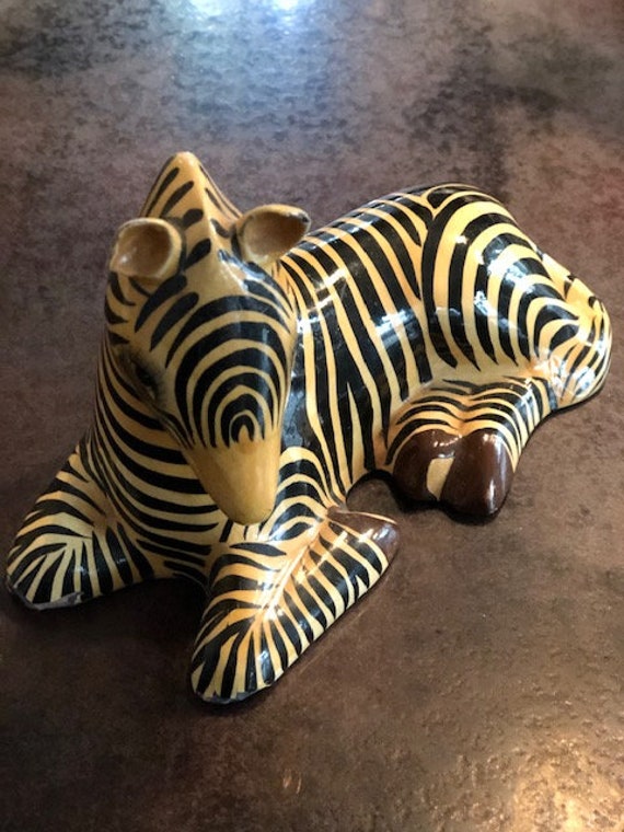 SERMEL Papier Maché ZEBRA, Tonala Mexico (circa 1963) - Etsy