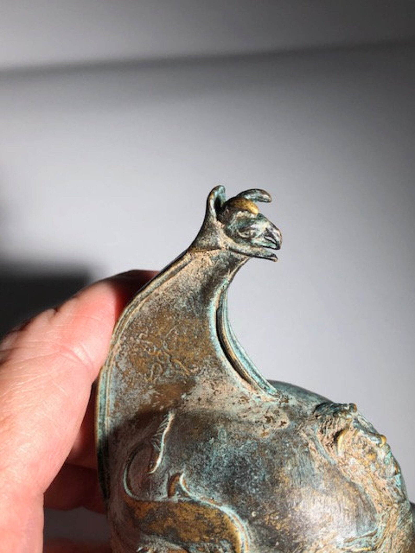 Unique Antique Bronze Miniature Sculpture 100 years old Etsy