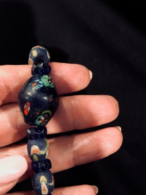 Antique Rare AFRICAN Trade Beads MILLEFIORI Venet… - image 9