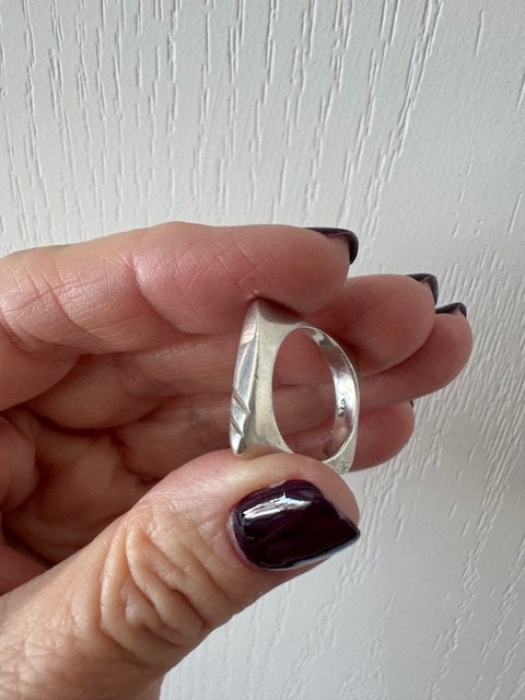 Stylish Vintage 1970 Sterling 925 Ring - Size 6 1/4 US - Etsy