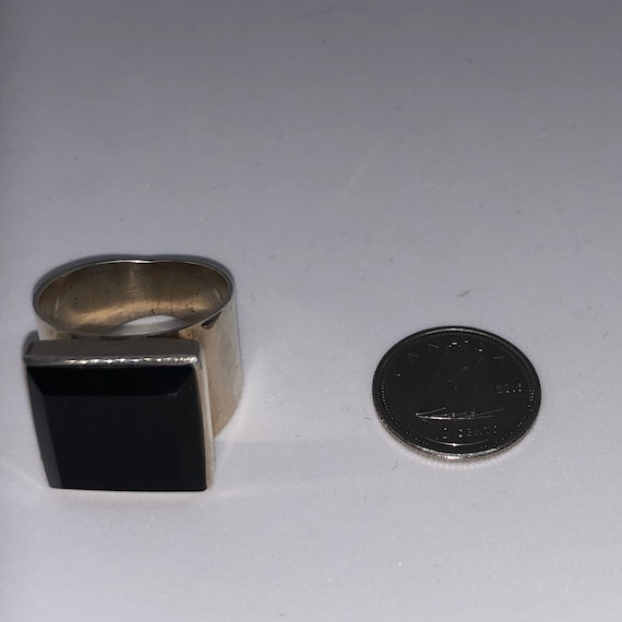 Unisex Vintage Modernist ring (circa 1940-1960) - image 9