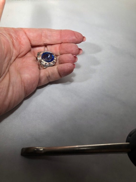 Breathtaking Authentic ART DECO RING - Sterling s… - image 6