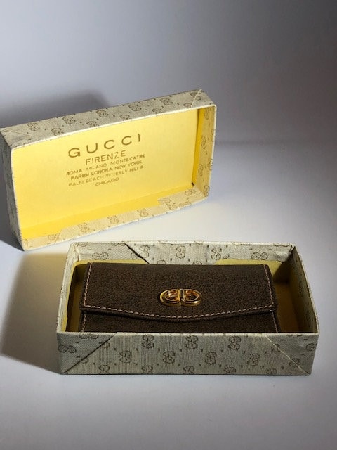 Gorgeous Vintage Circa 1970 GUCCI Key Holder New in Box NEVER 