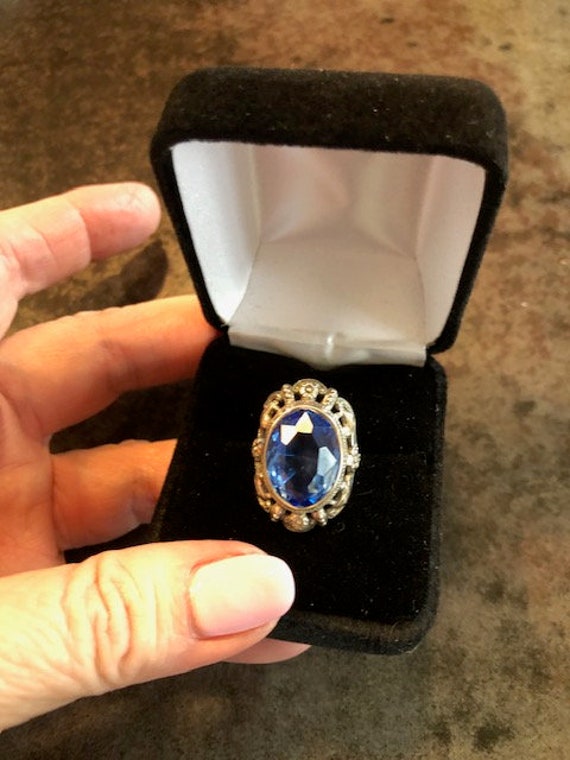 Breathtaking Authentic ART DECO RING - Sterling s… - image 9