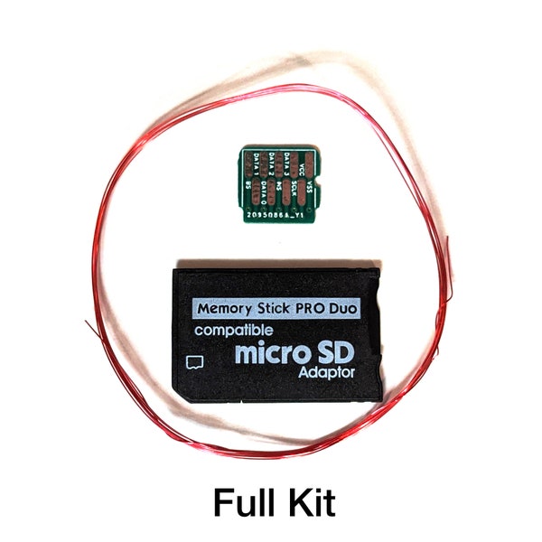 PSPgo microSD Memory Card Adapter Kit - Free Domestic Shipping - Ships Every Friday