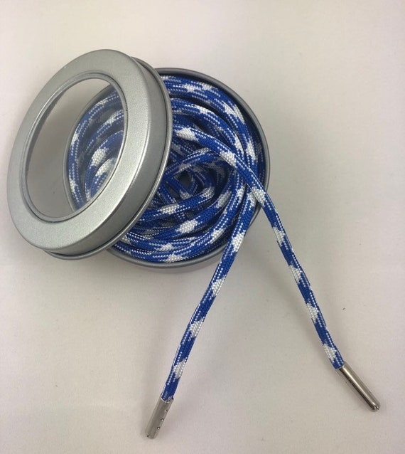 Custom Blue/White Fashion Shoe Laces Etsy