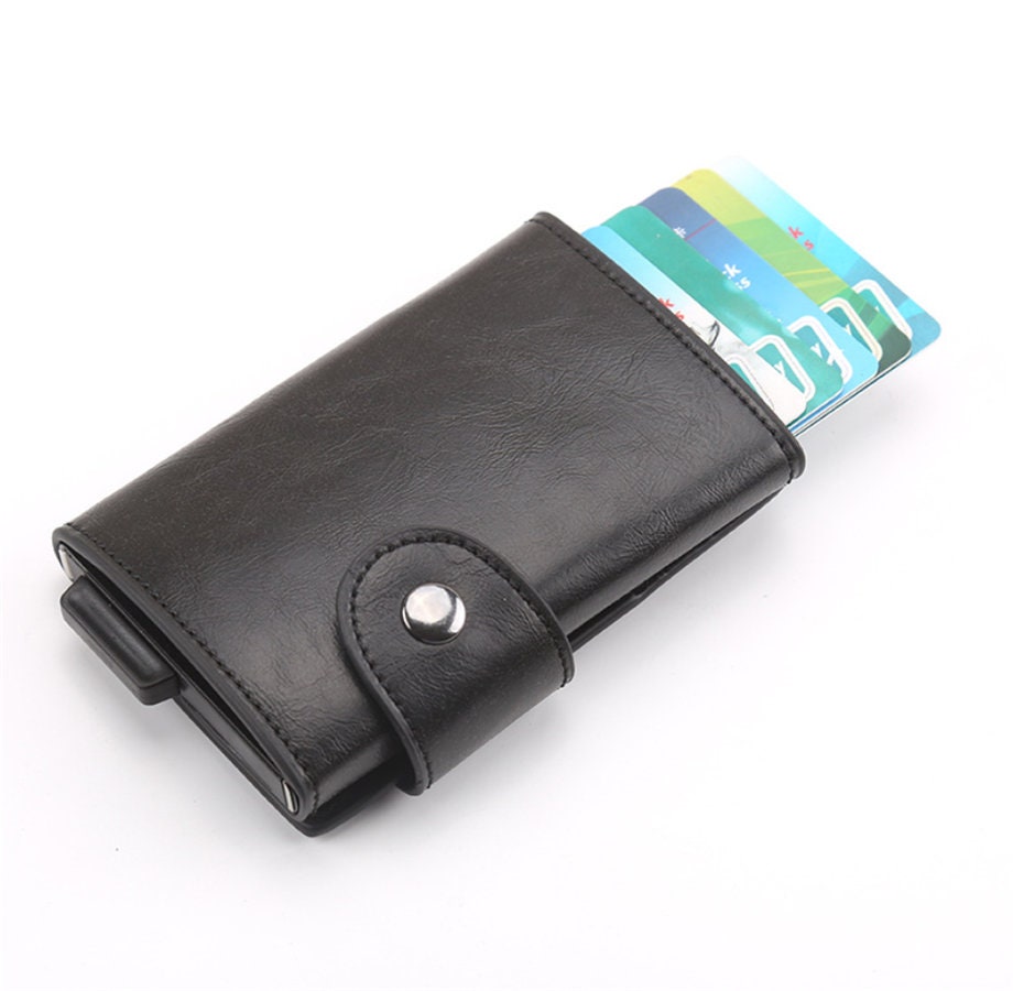 PU Leather Bifold Wallet Coin Purse Soft Stylish Credit Pass Case  Card-Holder for Boy Girl Men Woman Money Storage