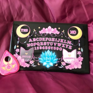 Black Sailor Moon Ouija Board spirit board, talking board