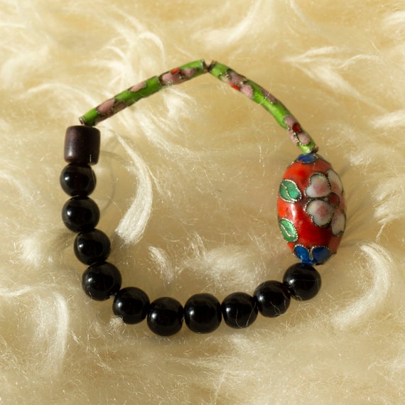 Cloisonne Bracelet Vintage Fashion Cloisonne Adjustable Etsy