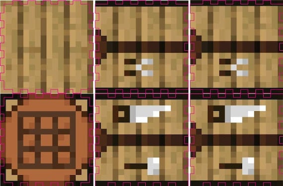 minecraft crafting table template