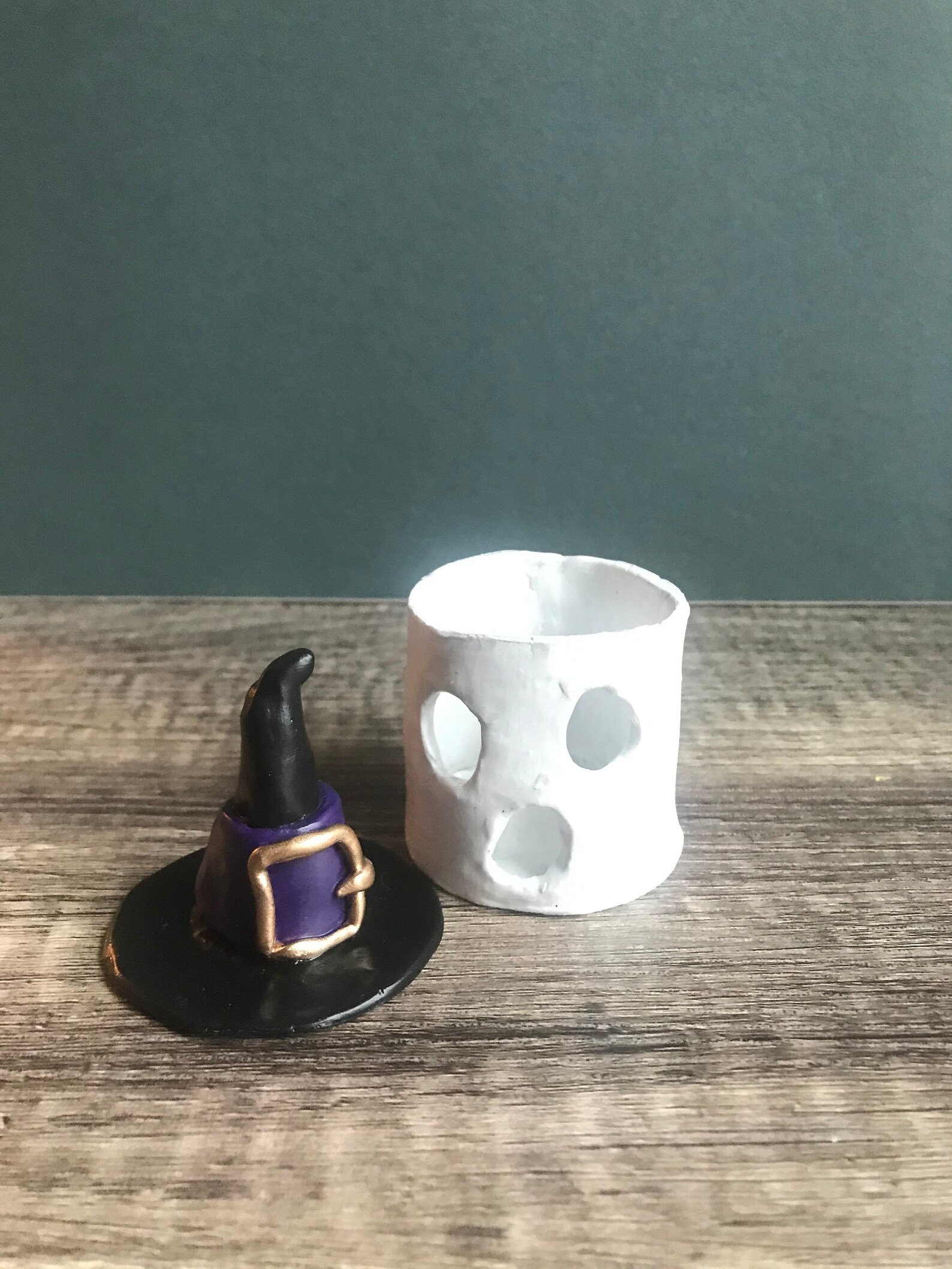 Tea Light Holder Polymer Clay Votive Etsy