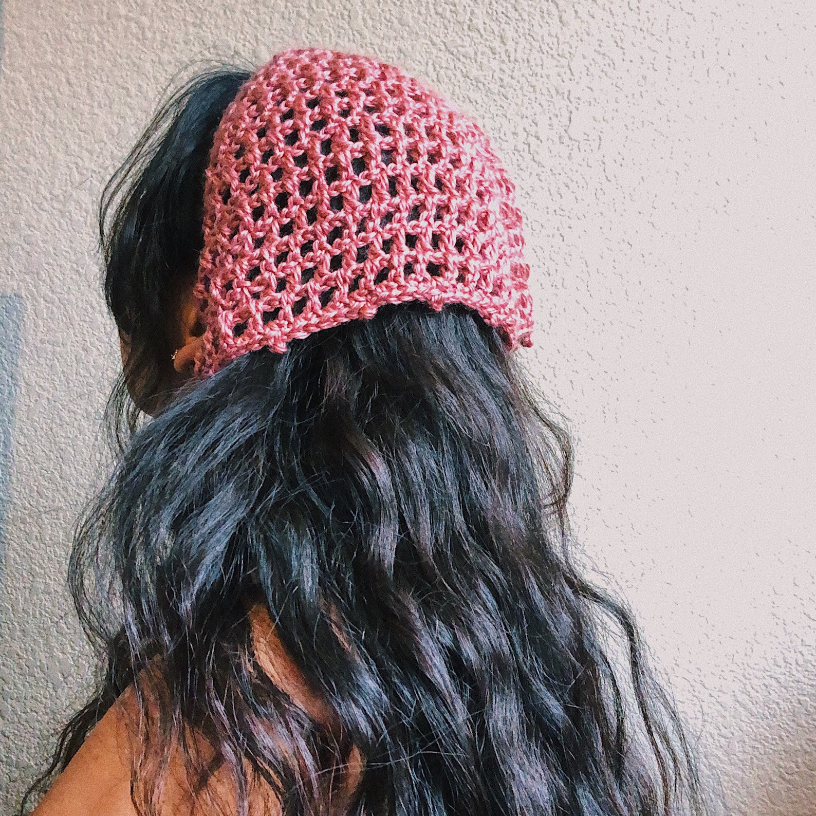 Crochet Bandana
 Hand Crochet Bandana Crochet Bandana Bandana Head Band Etsy