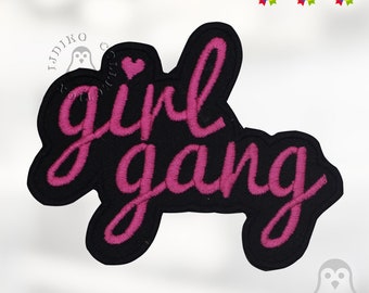Girl Gang Combo 3 Piece Decorative Fun Gear Red Black Iron ON Hot Patches Girl Gang Combo 3 Piece Decorative Fun Gear Red Black Iron ON Hot Patches