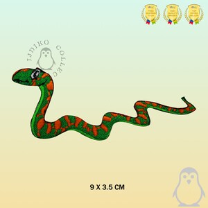 Snake Disney Cartoon Logo Patch Embroidered Iron On Patch Sew On Badge Applique