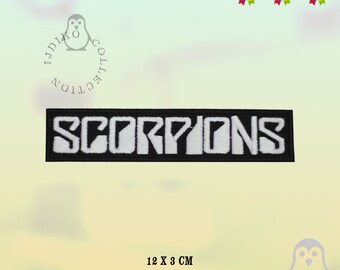SCORPIONS Patch Embroidered Iron On Patch Sew On Badge Applique
