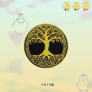 Tree Of Life Patch Embroidered Iron On Patch Sew On Badge Applique